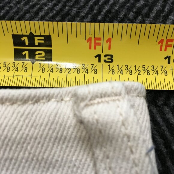 Abercrombie kid's girl's jeans size 9/10 white/cream - Picture 6 of 7